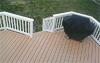 Decks made with Poly Lumber Decking Materials