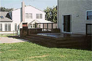 Decks made with Trex Decking Materials