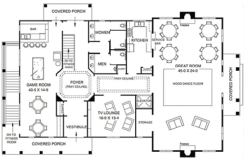 Clubhouse Floor Plan