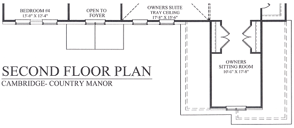 Country Manor 2nd Floor Plan