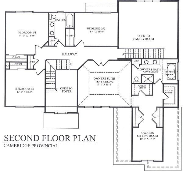 Provincial 2nd Floor Plan