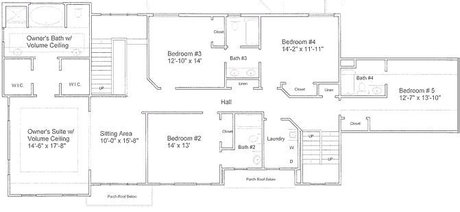 Country Manor 2nd Floor Plan