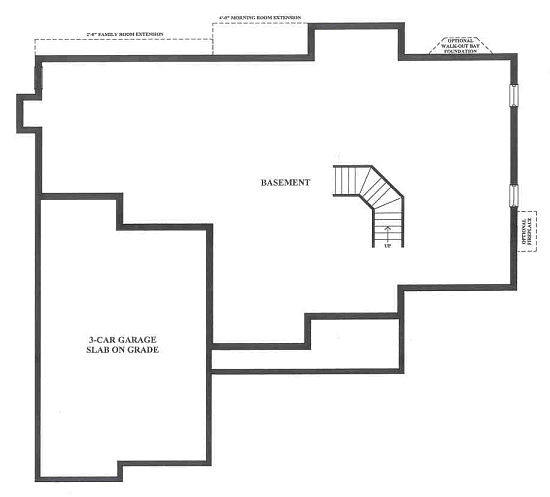 Devonshire Country Manor Foundation Plan