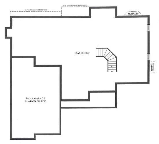 Devonshire Traditional Foundation Plan