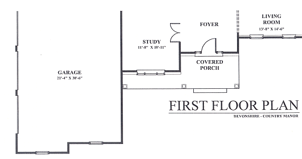 1st Floor Plan Options