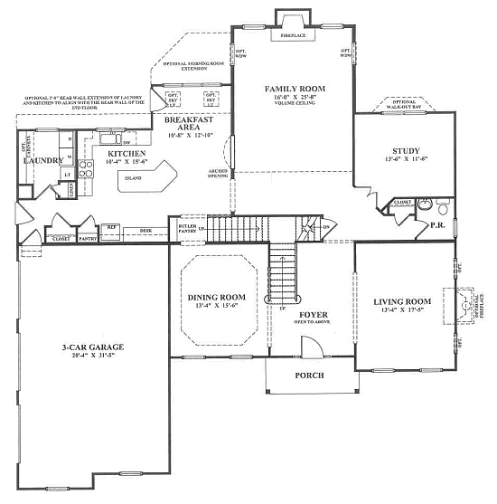 Manchester Provincial 1st Floor Plan