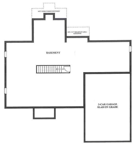 Normandy Country Manor Foundation Plan