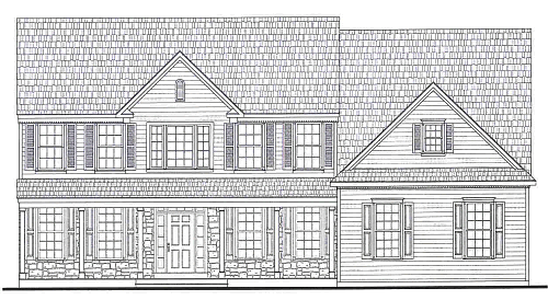 Normandy Farmhouse Model Elevation