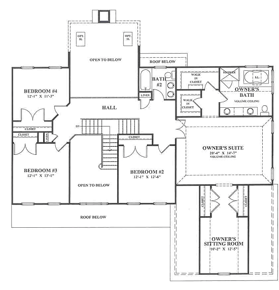 Normandy Farmhouse 2nd Floor Plan