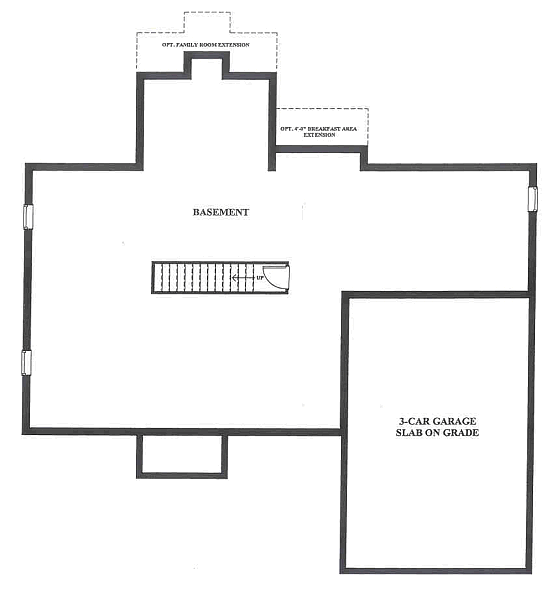 Normandy Traditional Foundation Plan