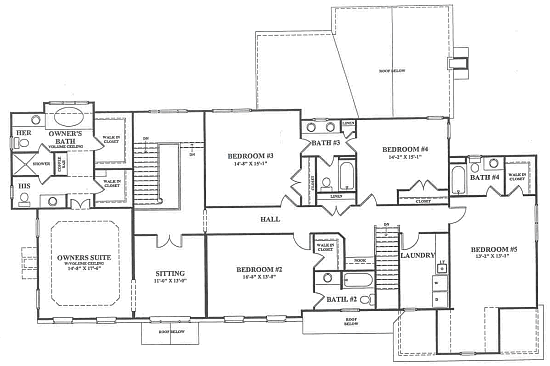 Country Manor 2nd Floor Plan