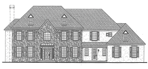 English Country Manor Elevation