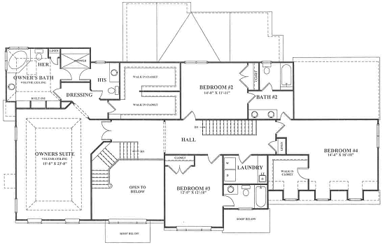 Country Manor 2nd Floor Plan