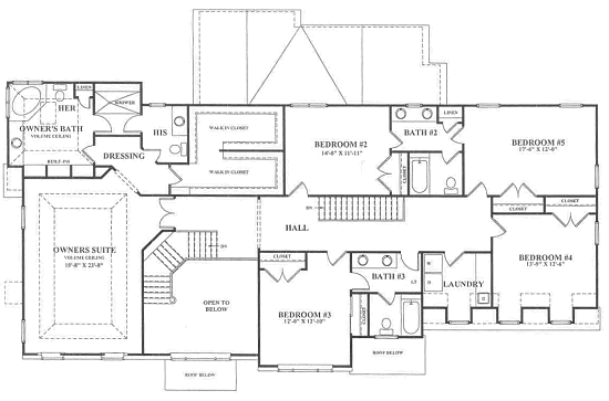 Country Manor 2nd Floor Plan