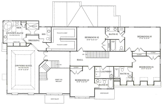 Country Manor 2nd Floor Plan