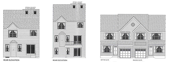 Rear Elevations