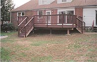 Decks made with Trex Decking Materials