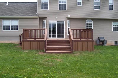 Trex Deck Front View