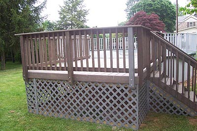 Pool Deck Front View