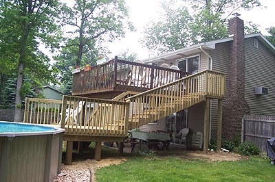 Pool Deck Front View