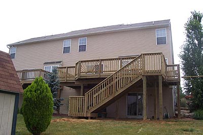 Pool Decks Front View