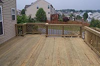 Pool Decks Front View